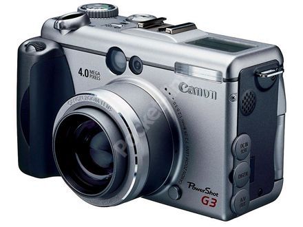Canon PowerShot G3 4.0メガピクセル Canon PowerShot G3 4.0MP Digital Camera - Silver (Camera