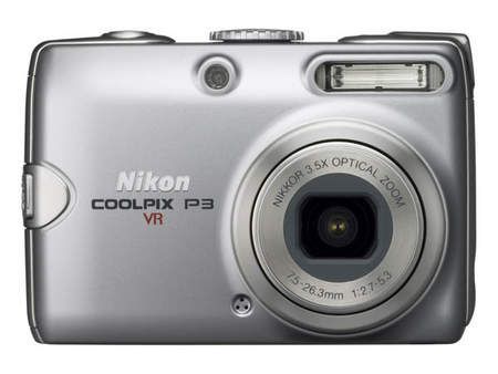 動作品 NIKON P3 COOLPIX デジタルカメラ Nikon Coolpix P3 digital camera