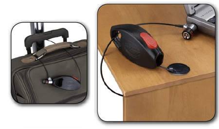 Rear Computer Lock PC Guardian Retractable Laptop Security lock