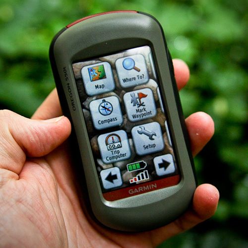 Garmin Oregon 550t GPS system