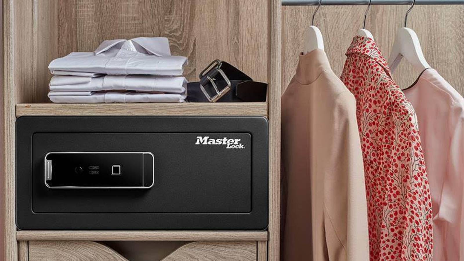 Time Master Safe Locks Master Lock's latest fingerprint-secured device is a whacking great safe