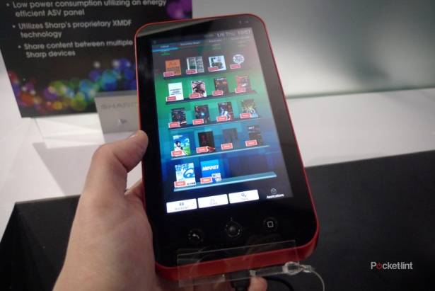 Sharp Galapagos E-Media Tablet hands-on