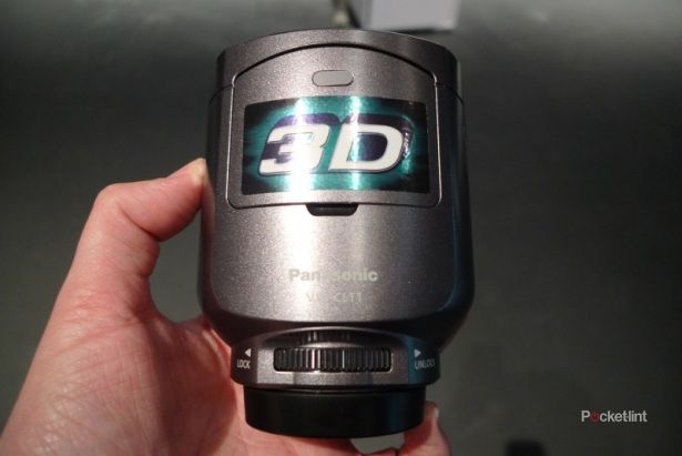 Panasonic VW-CLT1 3D camcorder lens hands-on