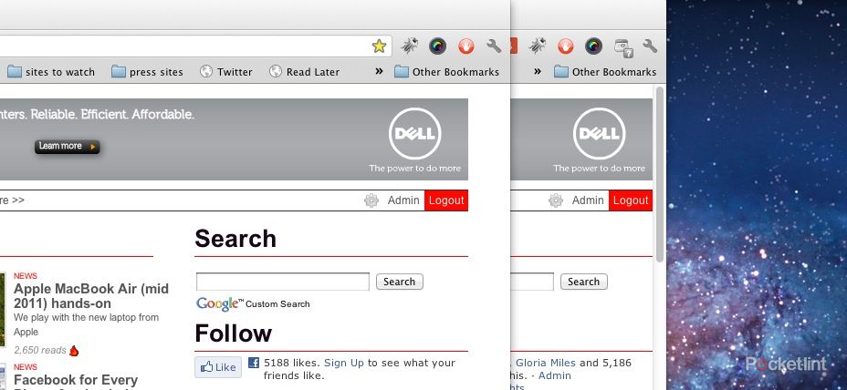 os x lion google chrome on its way canary build already sees changes image 2