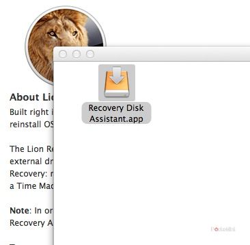 how to create an apple mac os x lion recovery disk image 2