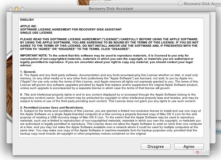 how to create an apple mac os x lion recovery disk image 4