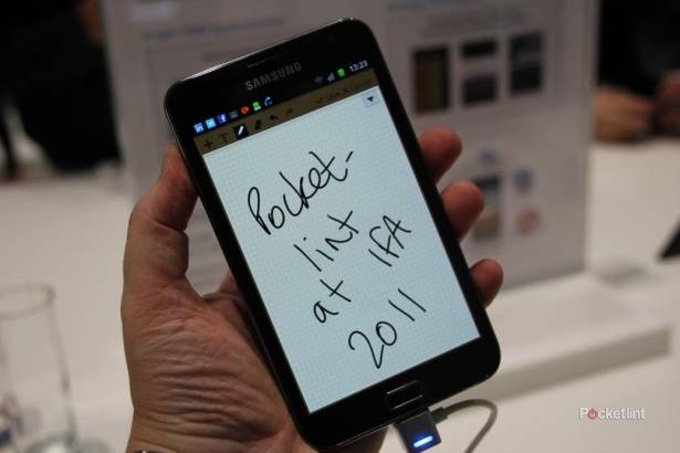 Notemaster Samsung Samsung Galaxy Note hands-on