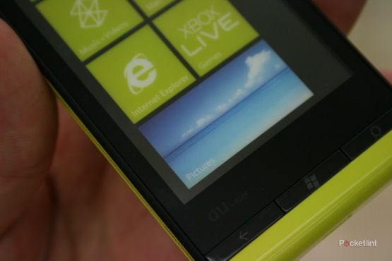 fujitsu toshiba is12t first windows phone 7 5 handset pictures and hands on image 3