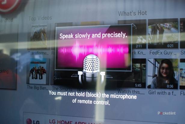 Lg Kinect LG Magic Remote and Kinect-type sensor pictures and hands-on