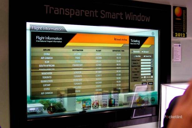 The Samsung Transparent Smart Window makes sci-fi movies a reality