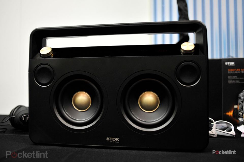 TDK Boombox, Sound Cube and Weatherproof speakers pictures and