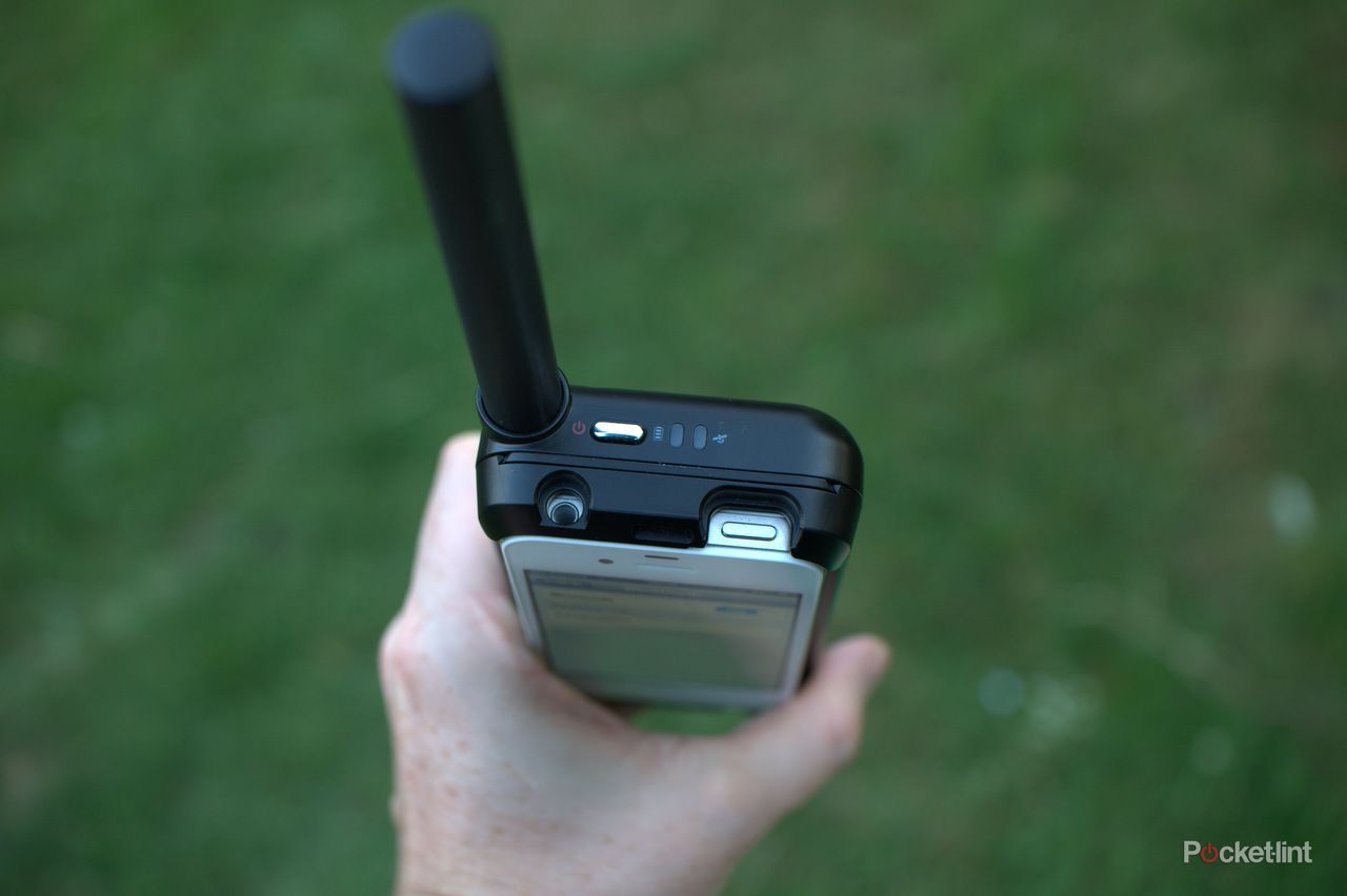 Thuraya SatSleeve satellite phone adaptor for iPhone