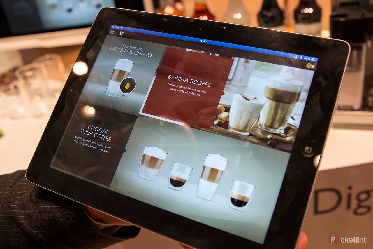  smart coffee via ipad we make our favourite cup using a saeco granbaristo avanti bluetooth prototype image 2