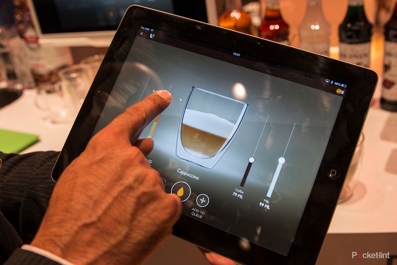  smart coffee via ipad we make our favourite cup using a saeco granbaristo avanti bluetooth prototype image 5