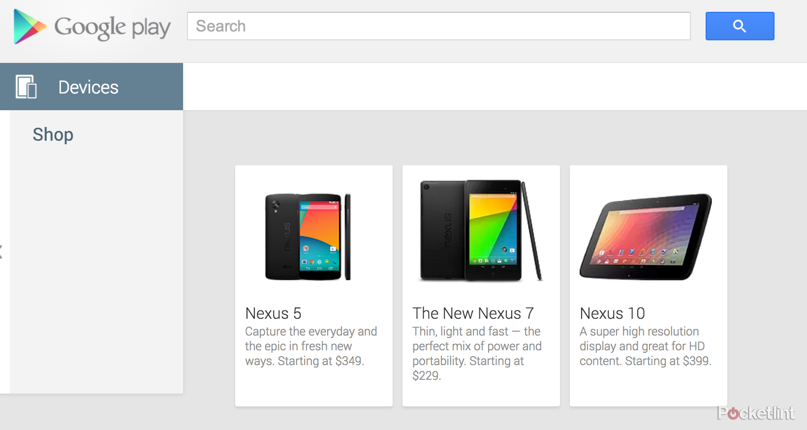 nexus 5 listing appears on google play says handset will start at 349 image 2