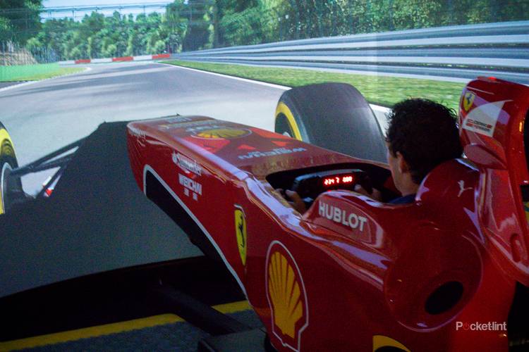 How not to drive an F1 car: Hands-on with the £500k Shell Pro Ferrari ...