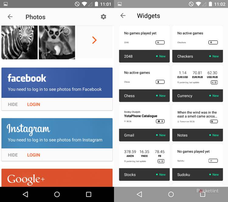 What's new in YotaPhone 2 software? YETI 2.0 explored, from Gmail to ...