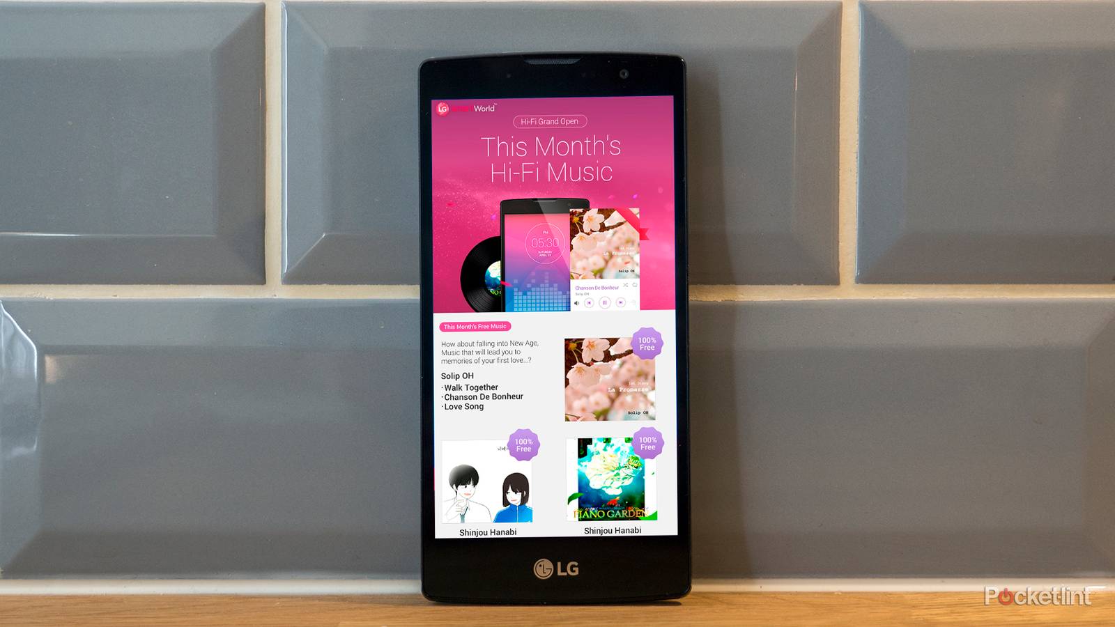 LG smartphone users get two free high-res audio tracks a month