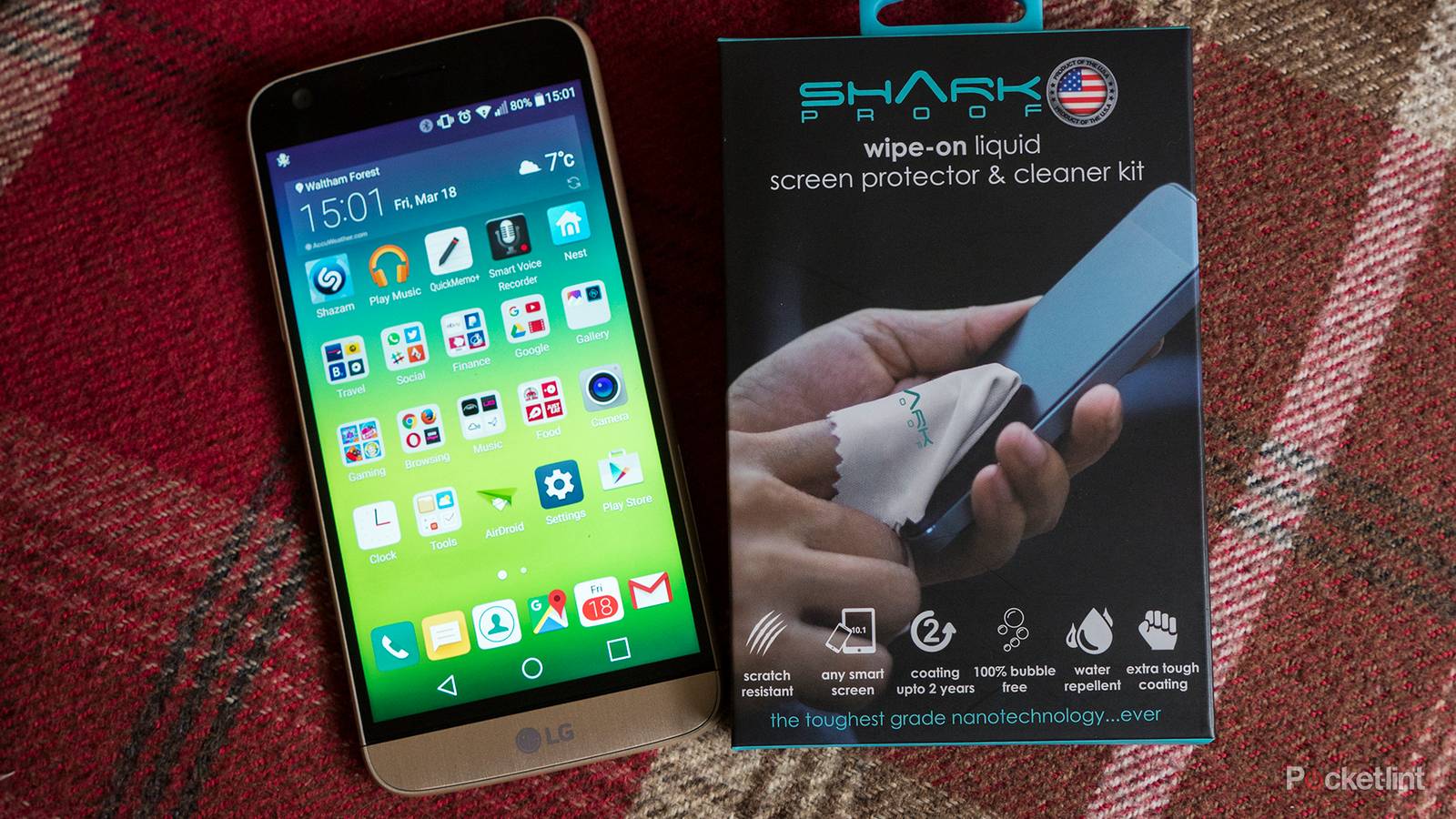 Shore Screen Protector Shark Proof liquid screen protector works for any screen, even curved ...