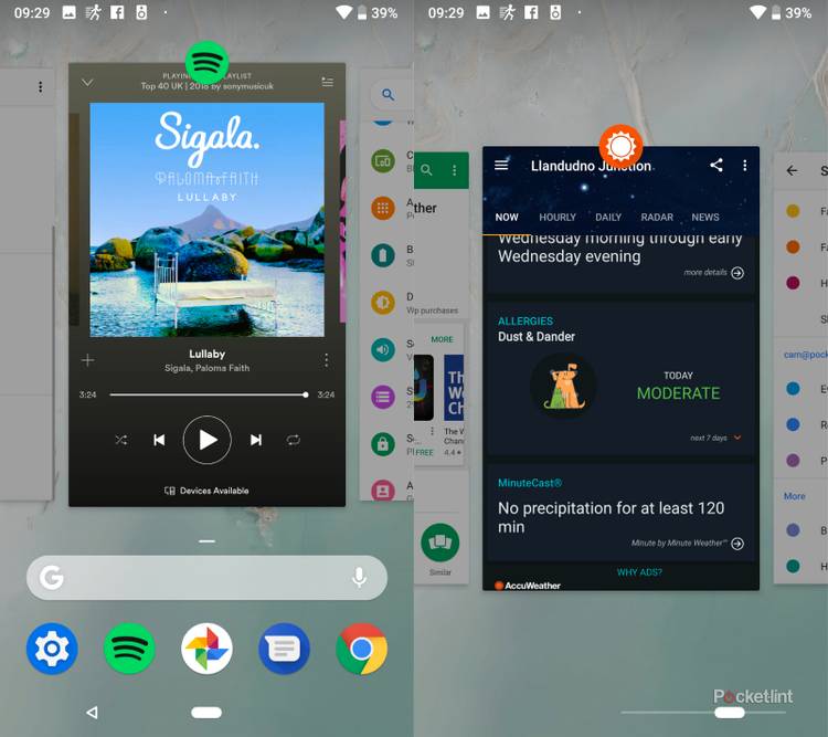 How to use the gesture navigation in Android Pie