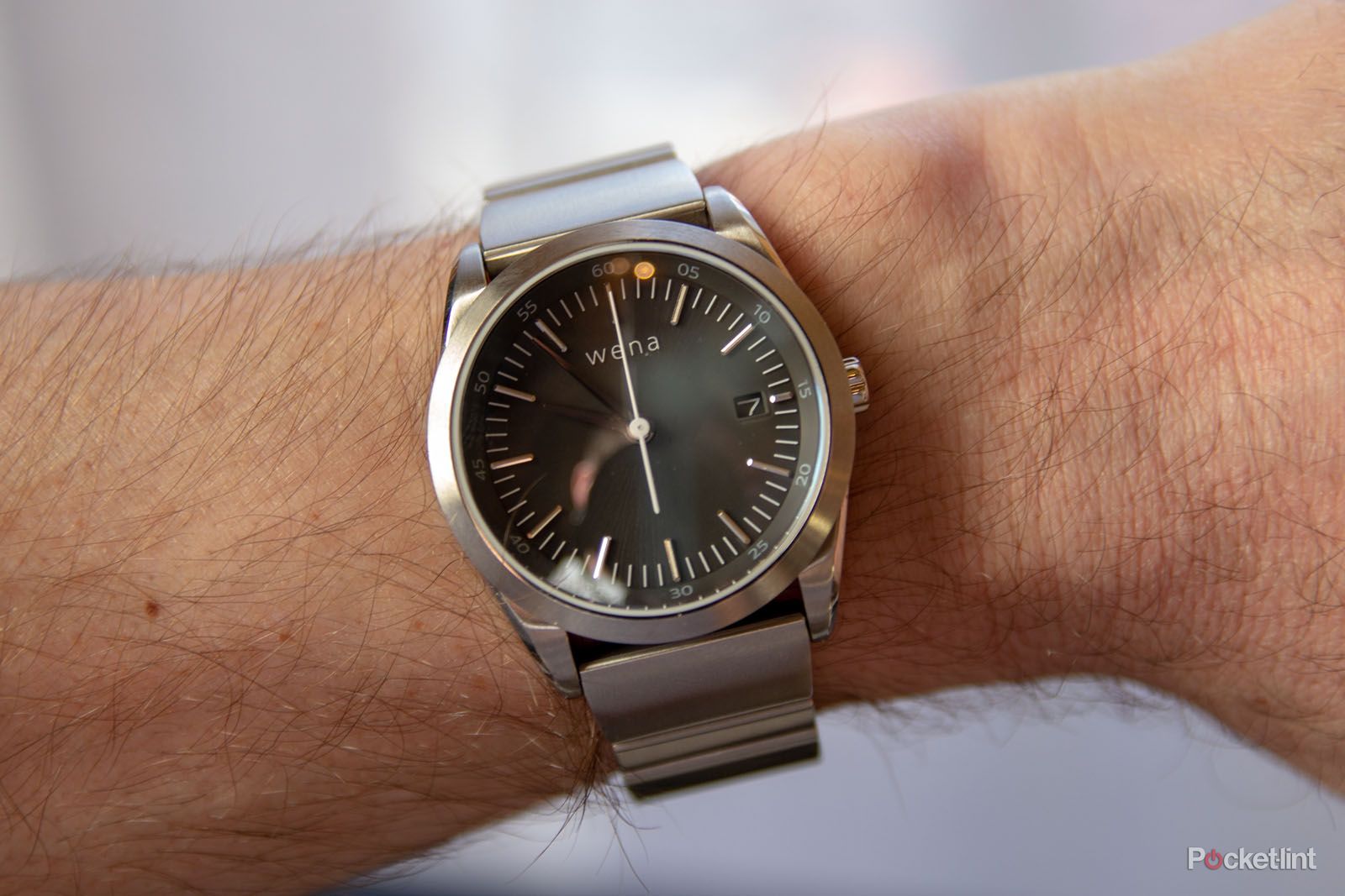 SONY Wena Wrist Pro Silver WB-11S Watch Sony Wena Strap Sony Smartwatch Wena Wrist Active Apple