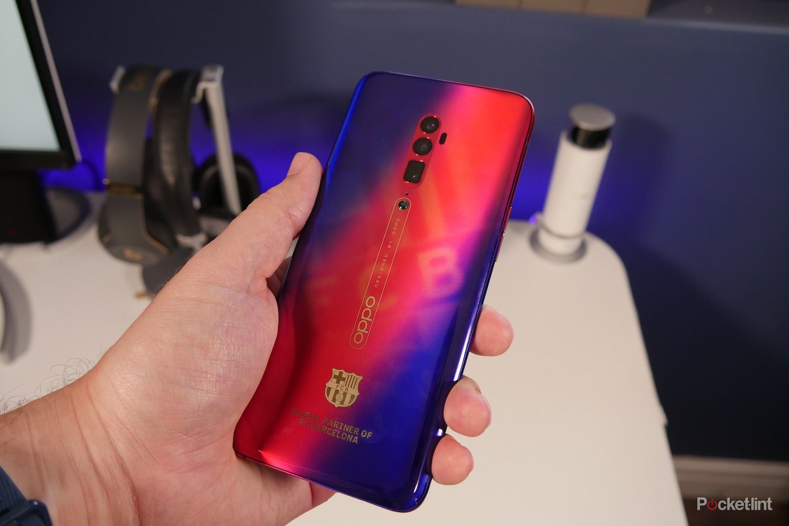This is the Oppo Reno Barcelona limited edition