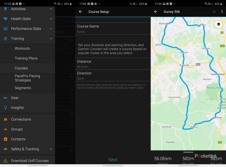 How to create custom run or ride routes with Garmin Connect
