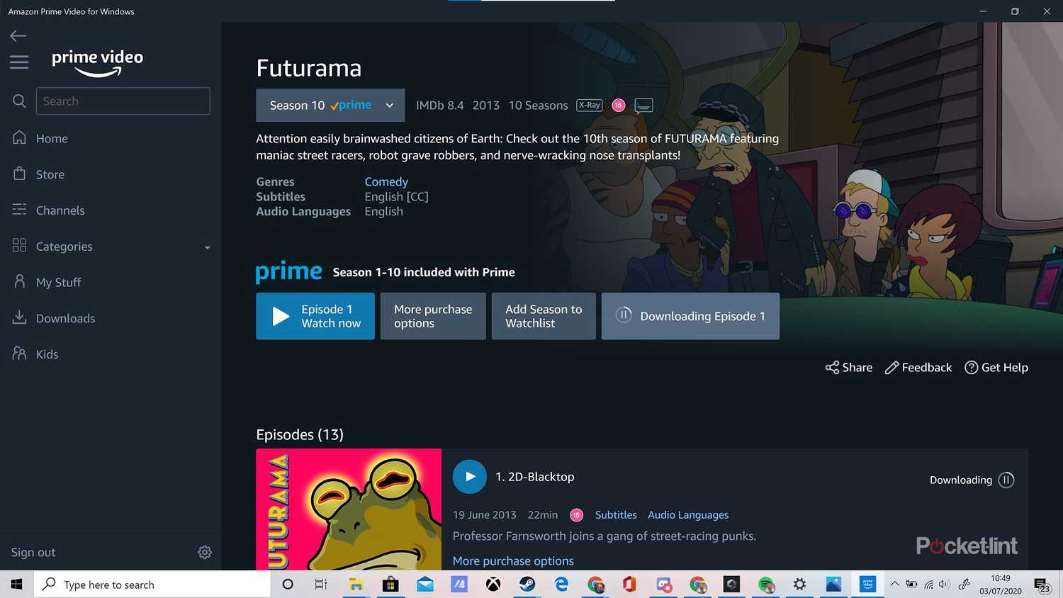 Amazon Prime video app Windows 10 photo 3