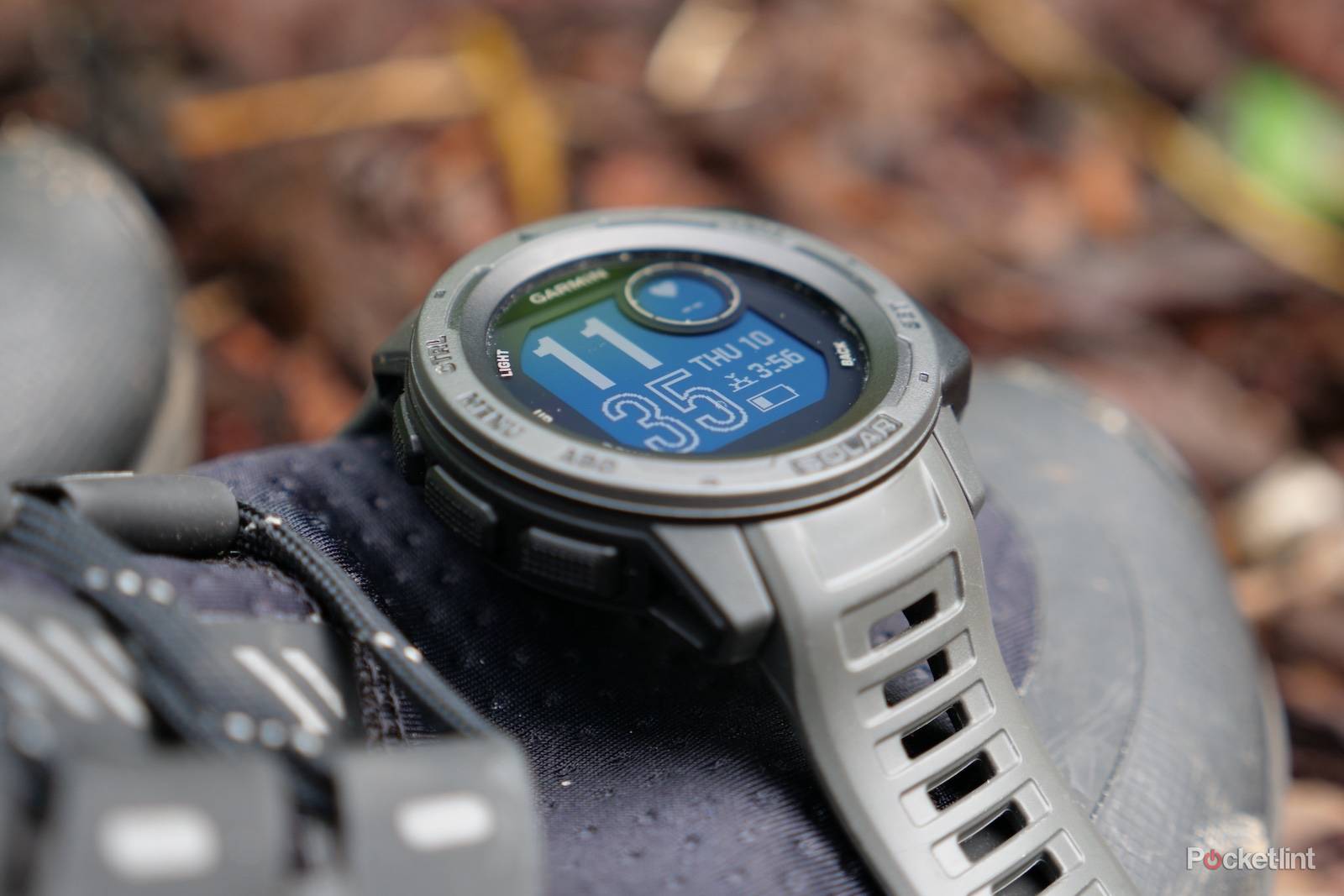 solar tactical edition garmin instinct light blue