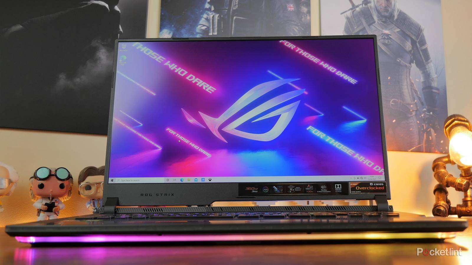 BoxWave Laptop Stand For ASUS ROG Strix Scar 17 - Portable Multi-Angle Foldable Riser