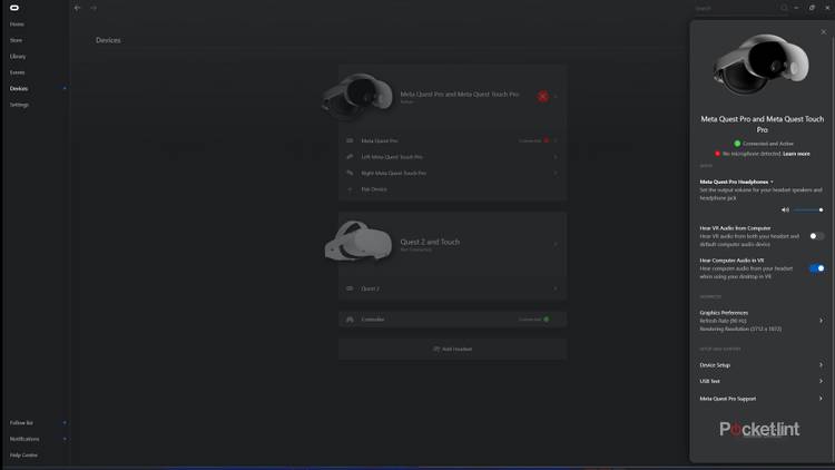 How to see your PC desktop on Meta Quest Pro