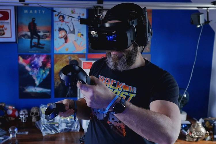 Varjo Aero VR headset in action 4