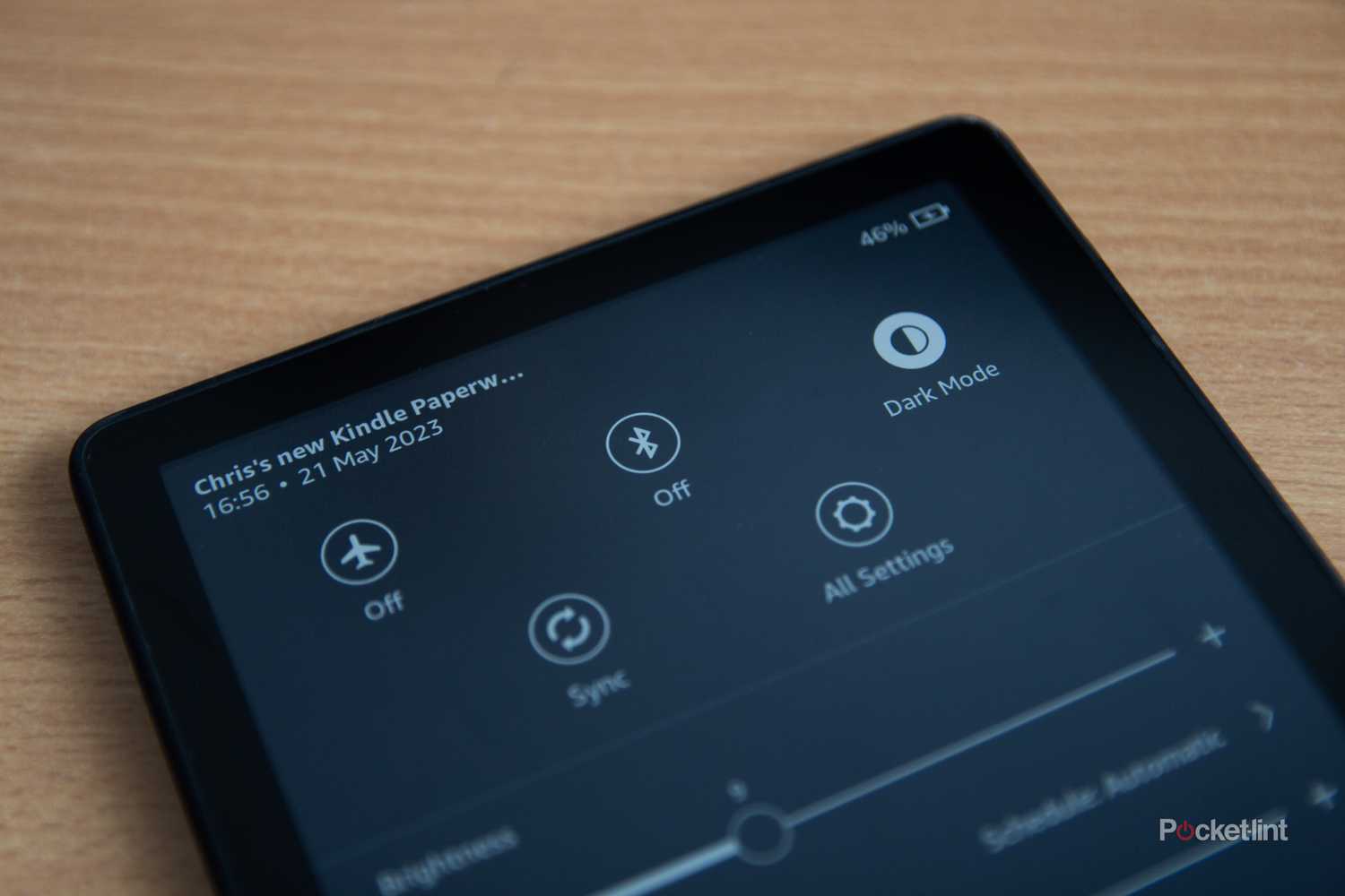 kindle dark mode