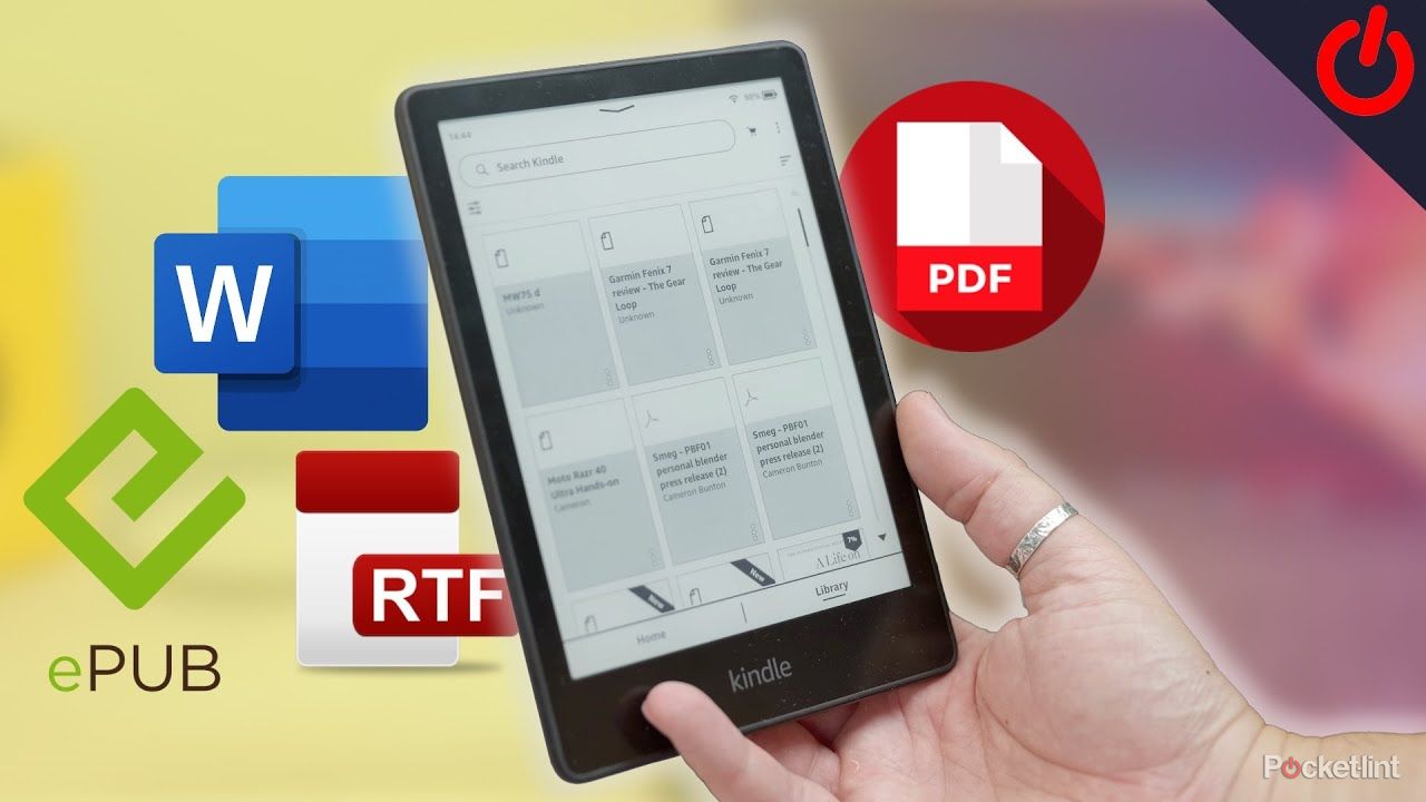 How to send a PDF to a Kindle device