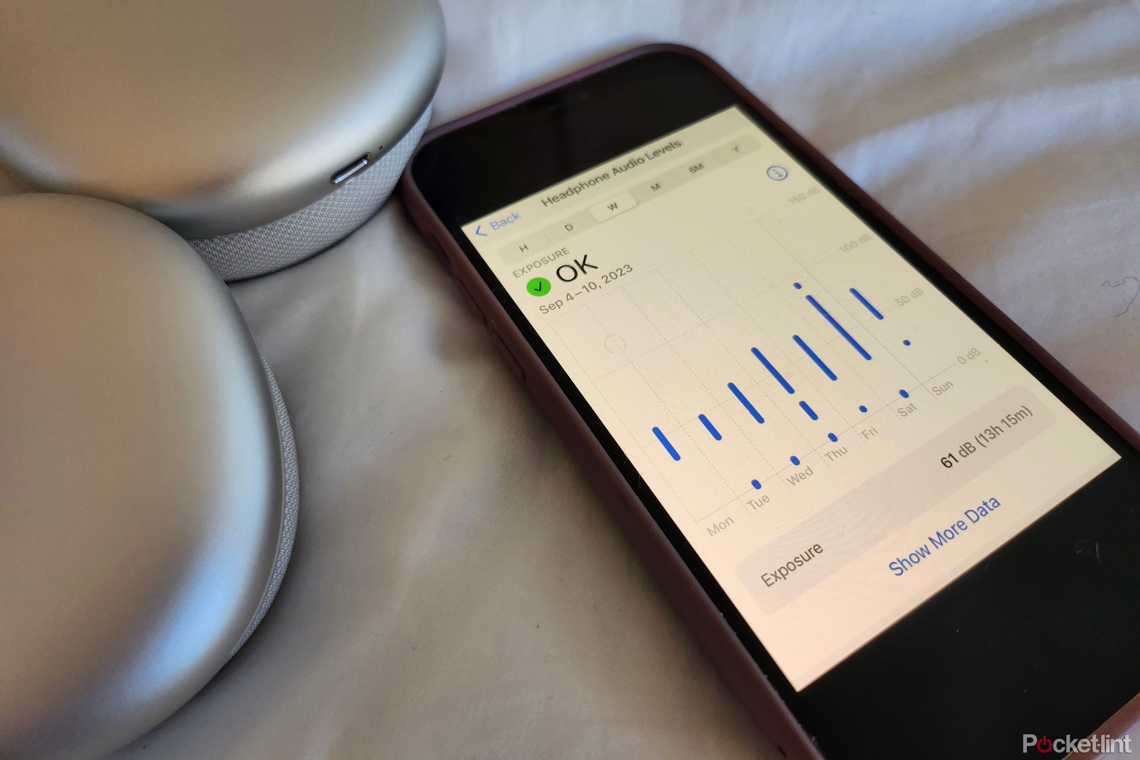 Headphone levels in Apple Health app 