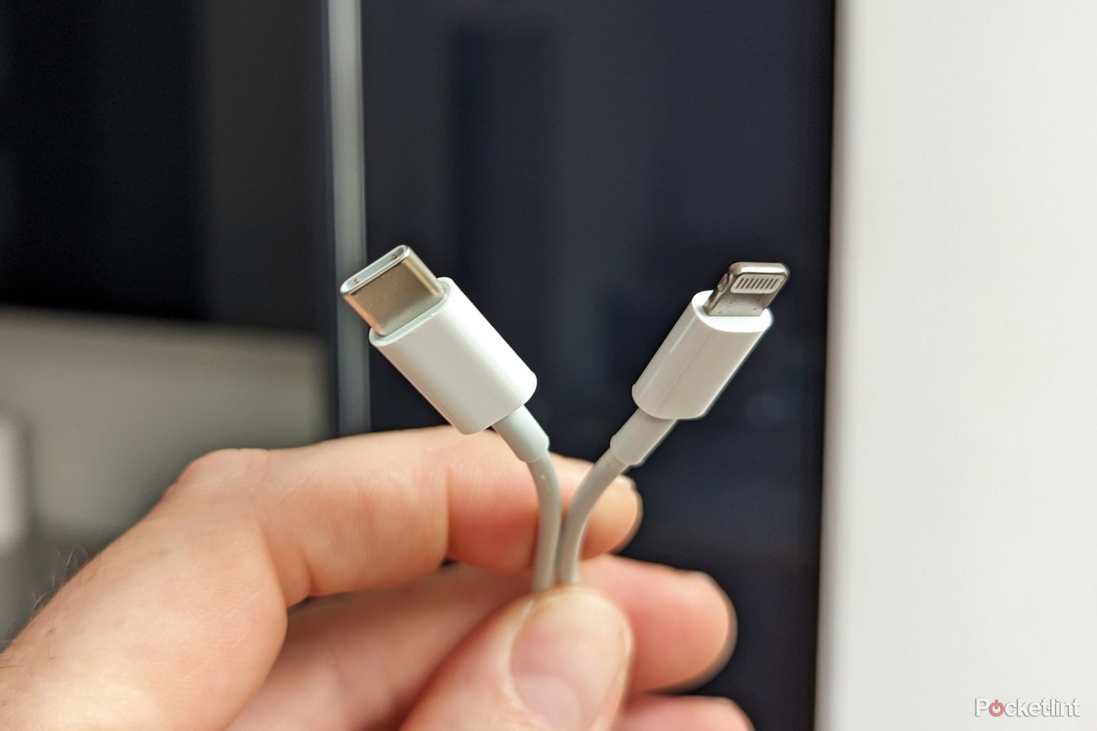 USB-C and Lightning connectors side by side