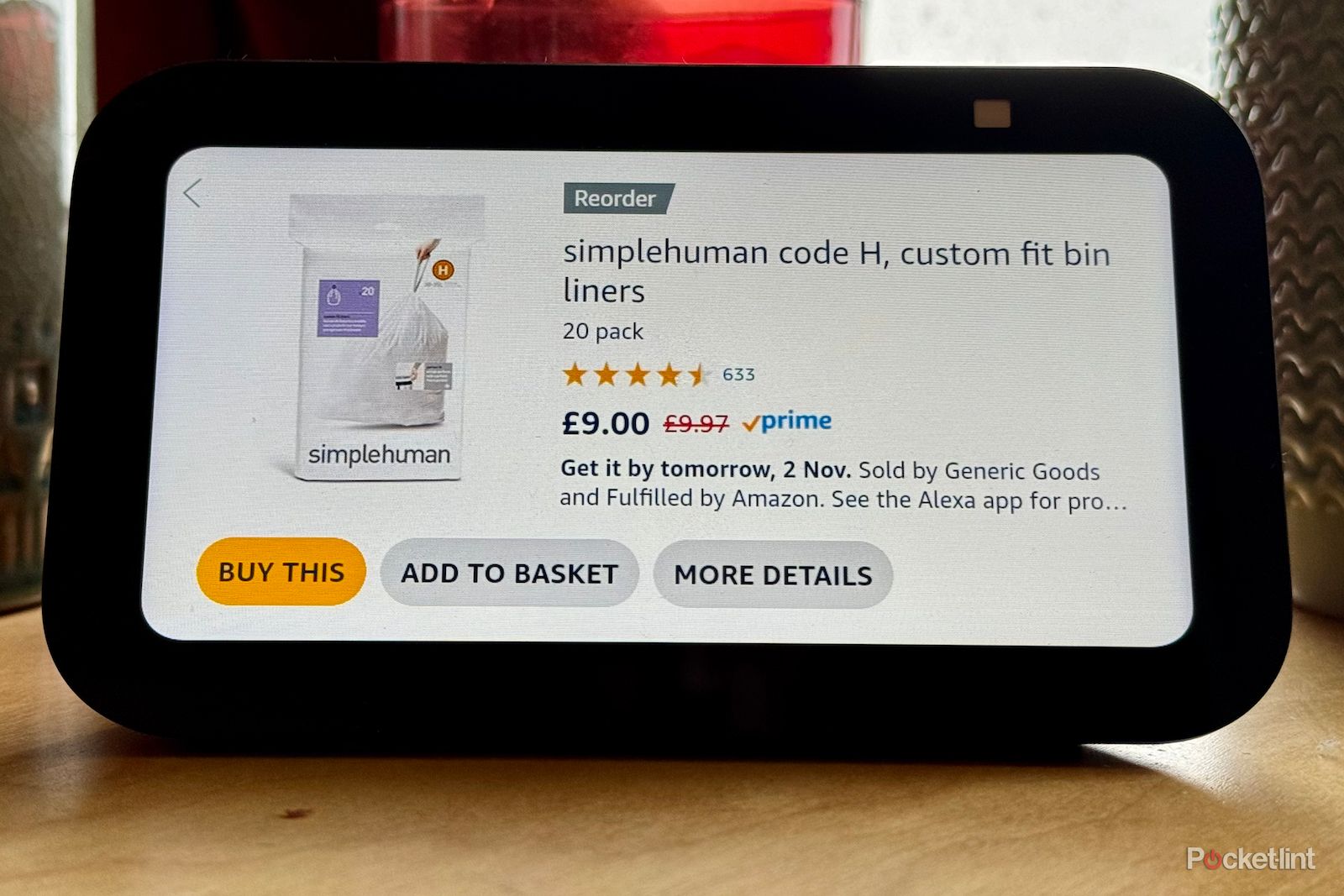 reorder item on echo show 5