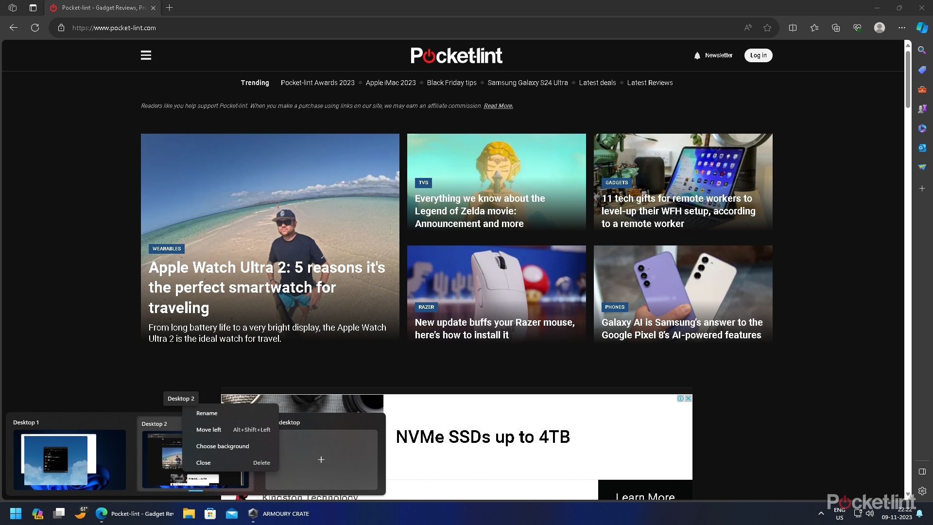 How to use virtual desktops on Windows 10 and 11