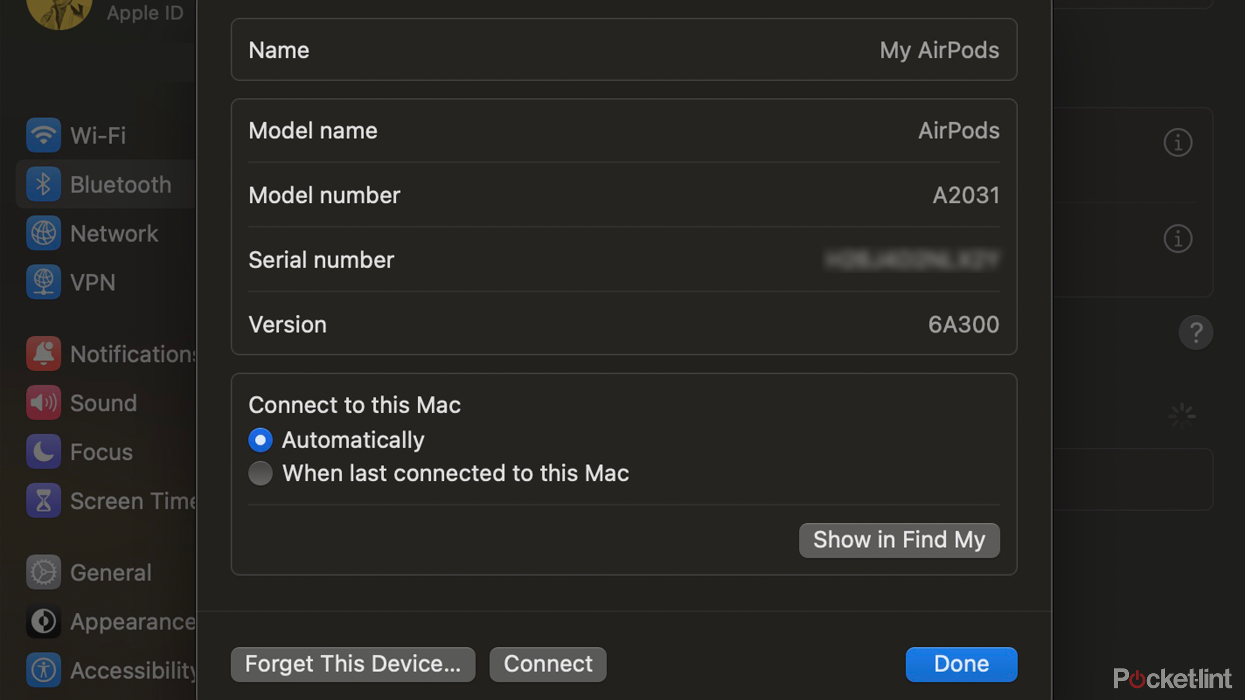 airpods firmware version on mac