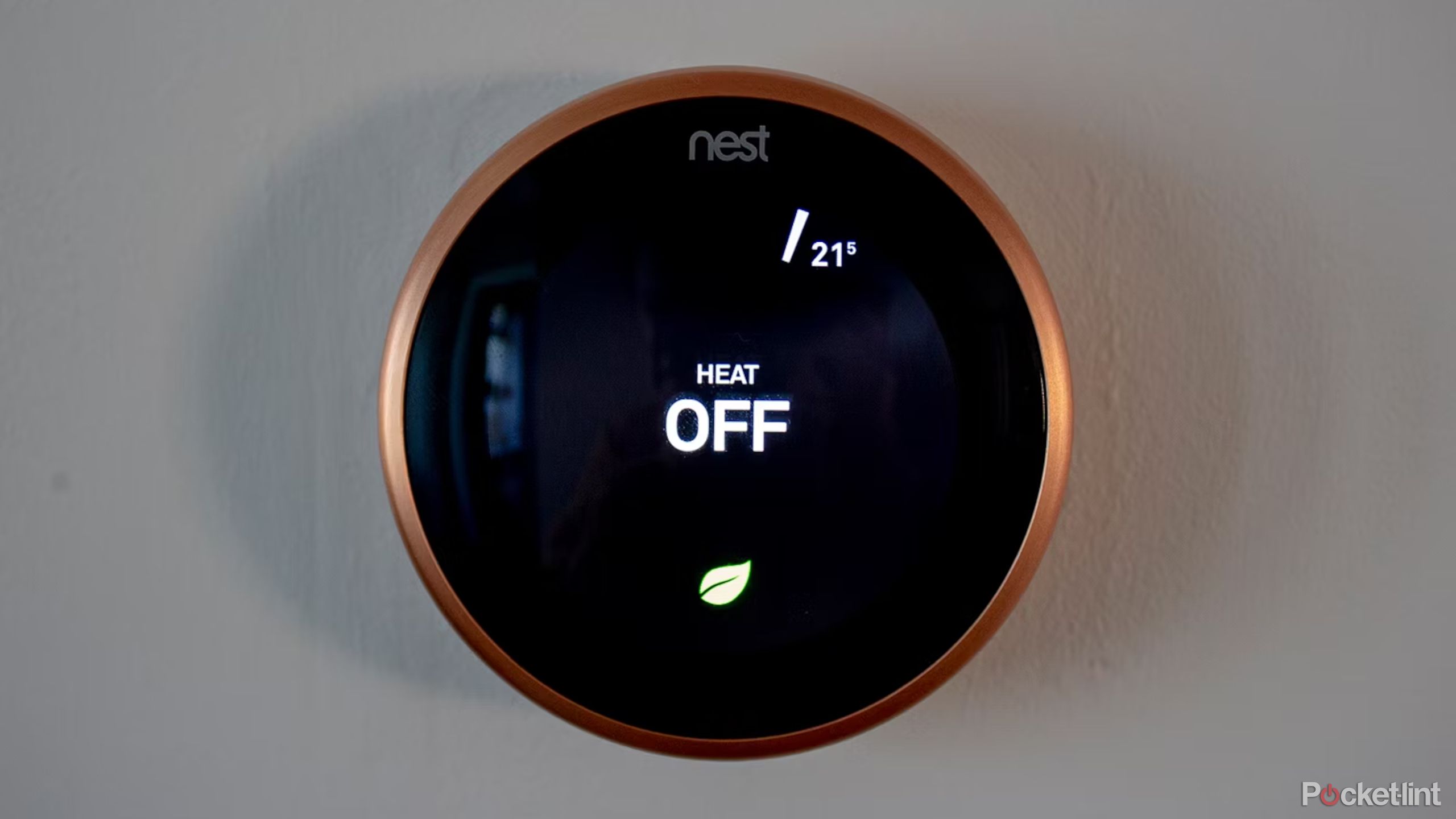 Google Nest Learning Thermostat Pocket-lint Heat off-1