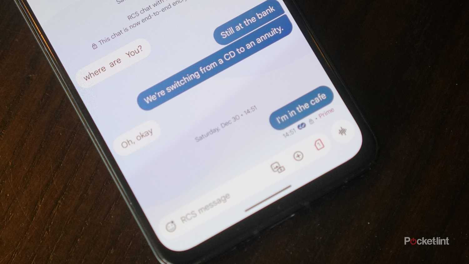 RCS on an Android phone
