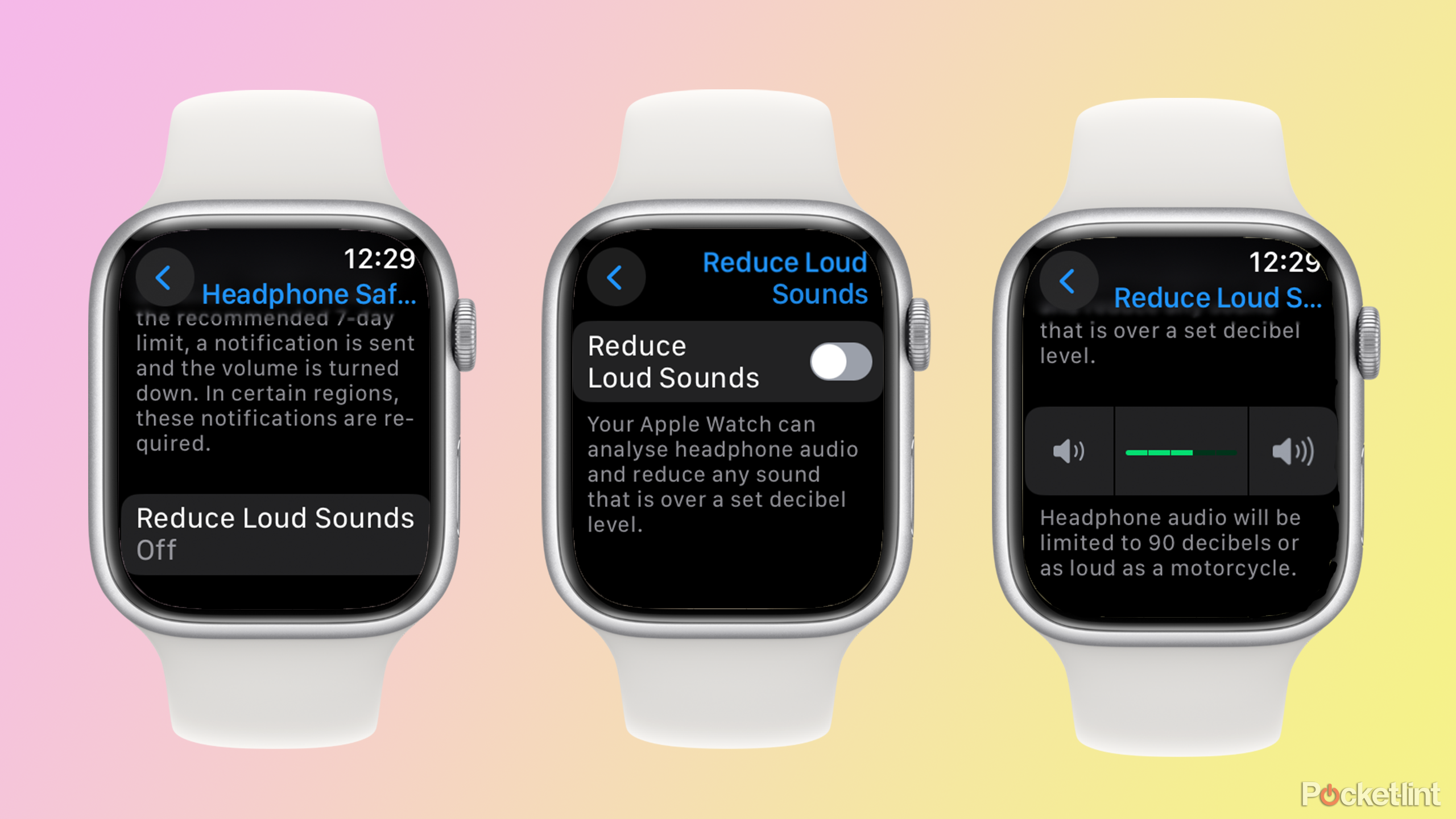 reduce loud audio on apple watch