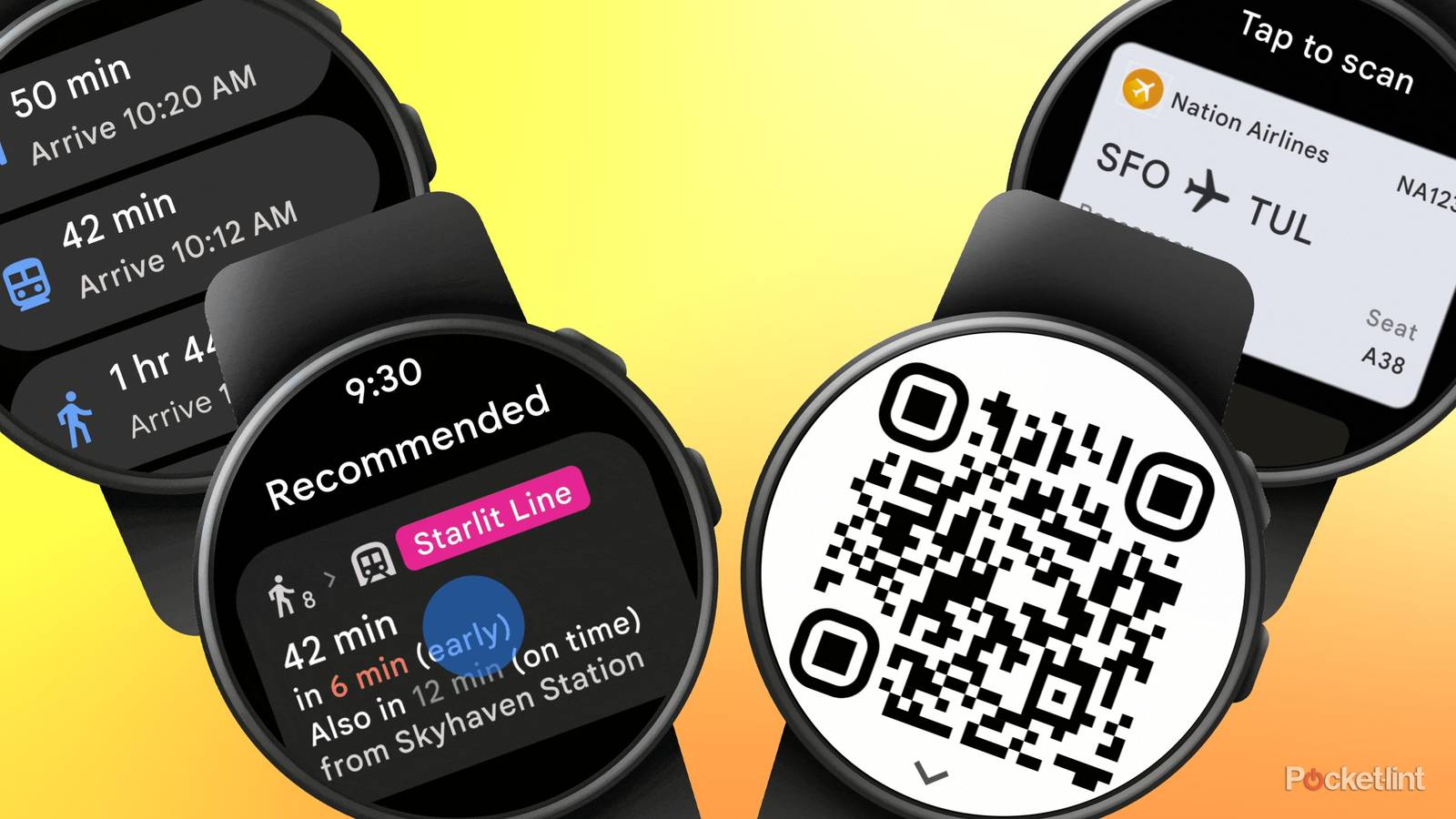 Wear OS now supports passes, tickets, and transit directions