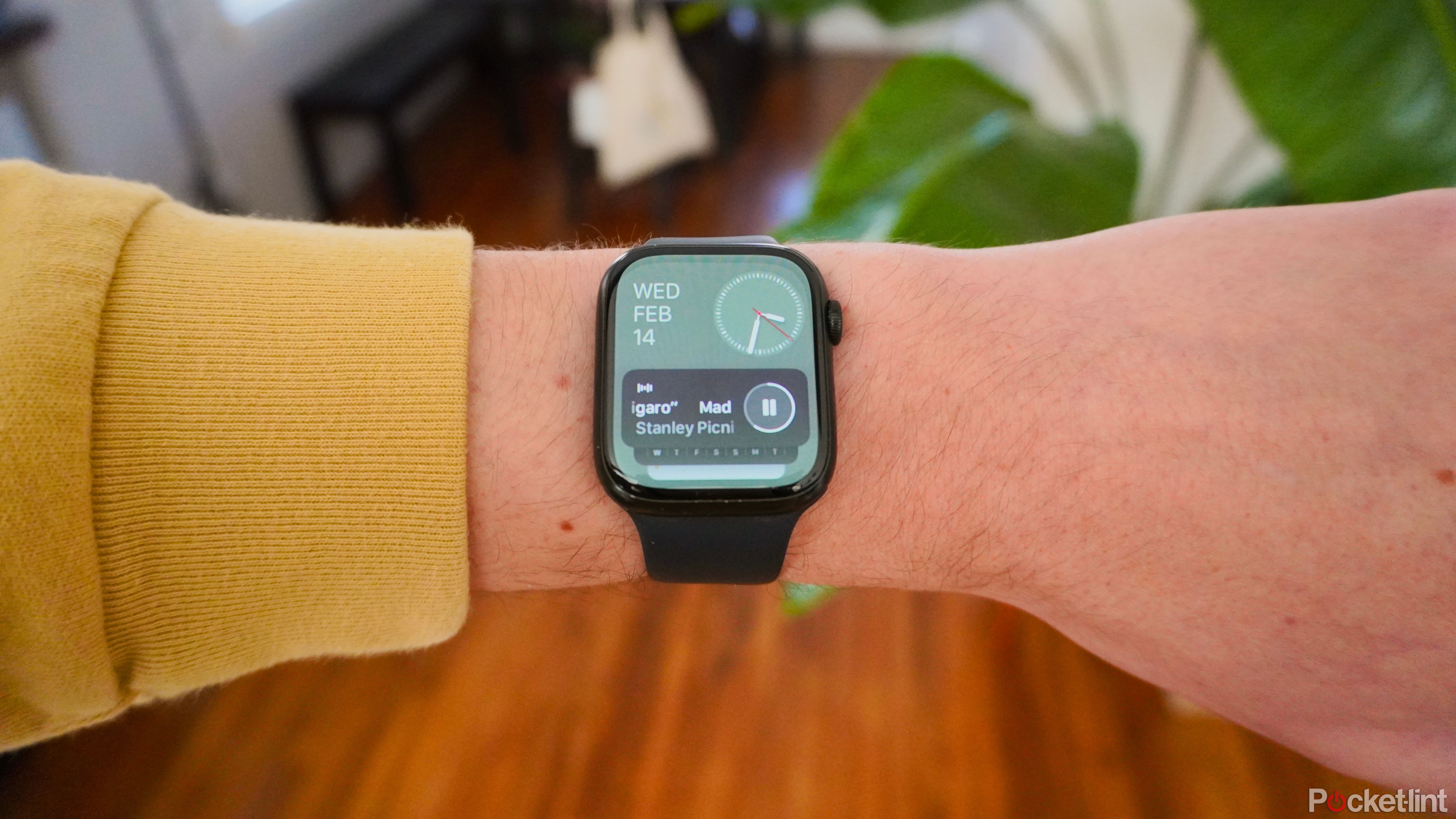 The Smart Stack in watchOS 10 on an Apple Watch Series 7