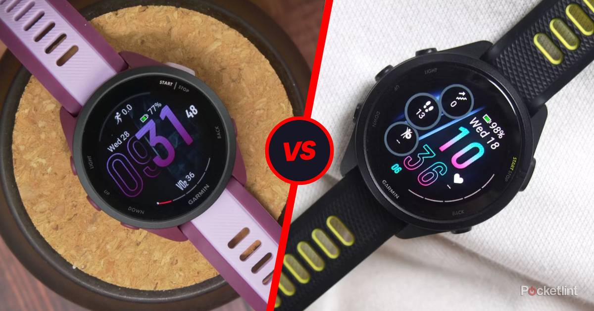 Garmin Forerunner 165 vs Forerunner 265 comparison