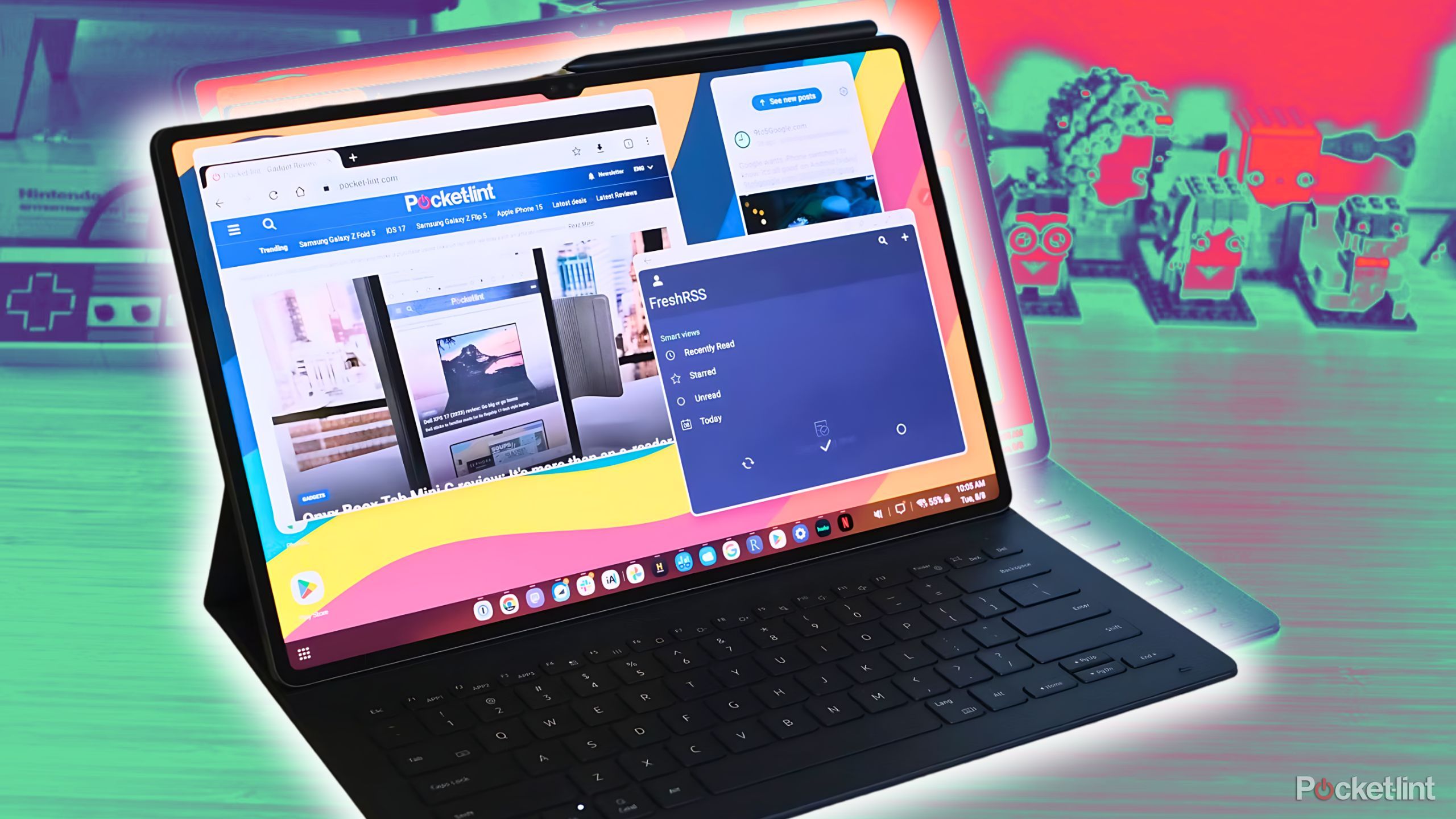 Samsung DeX on tablet