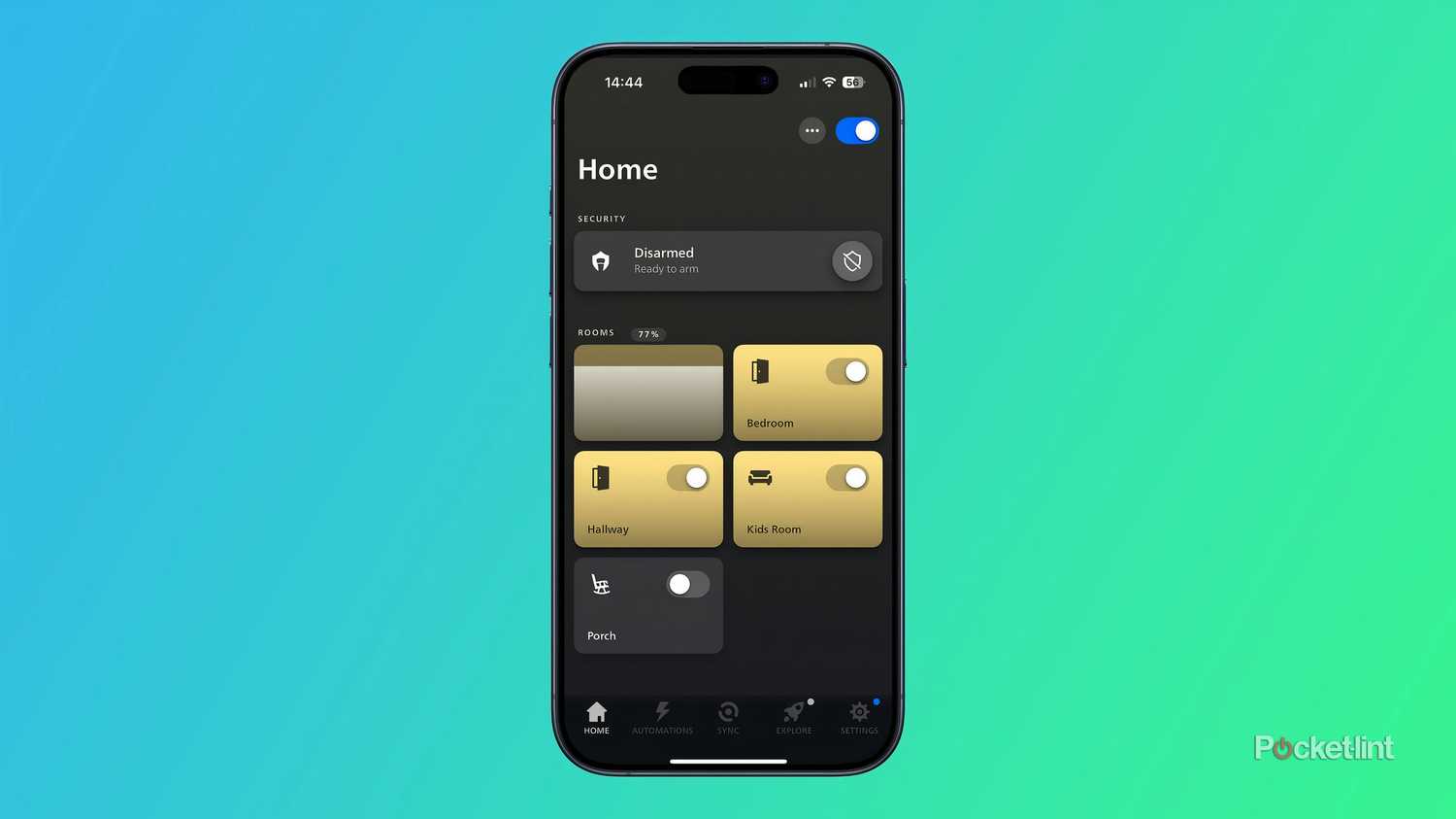 changing brightness in the new design of philips hue app