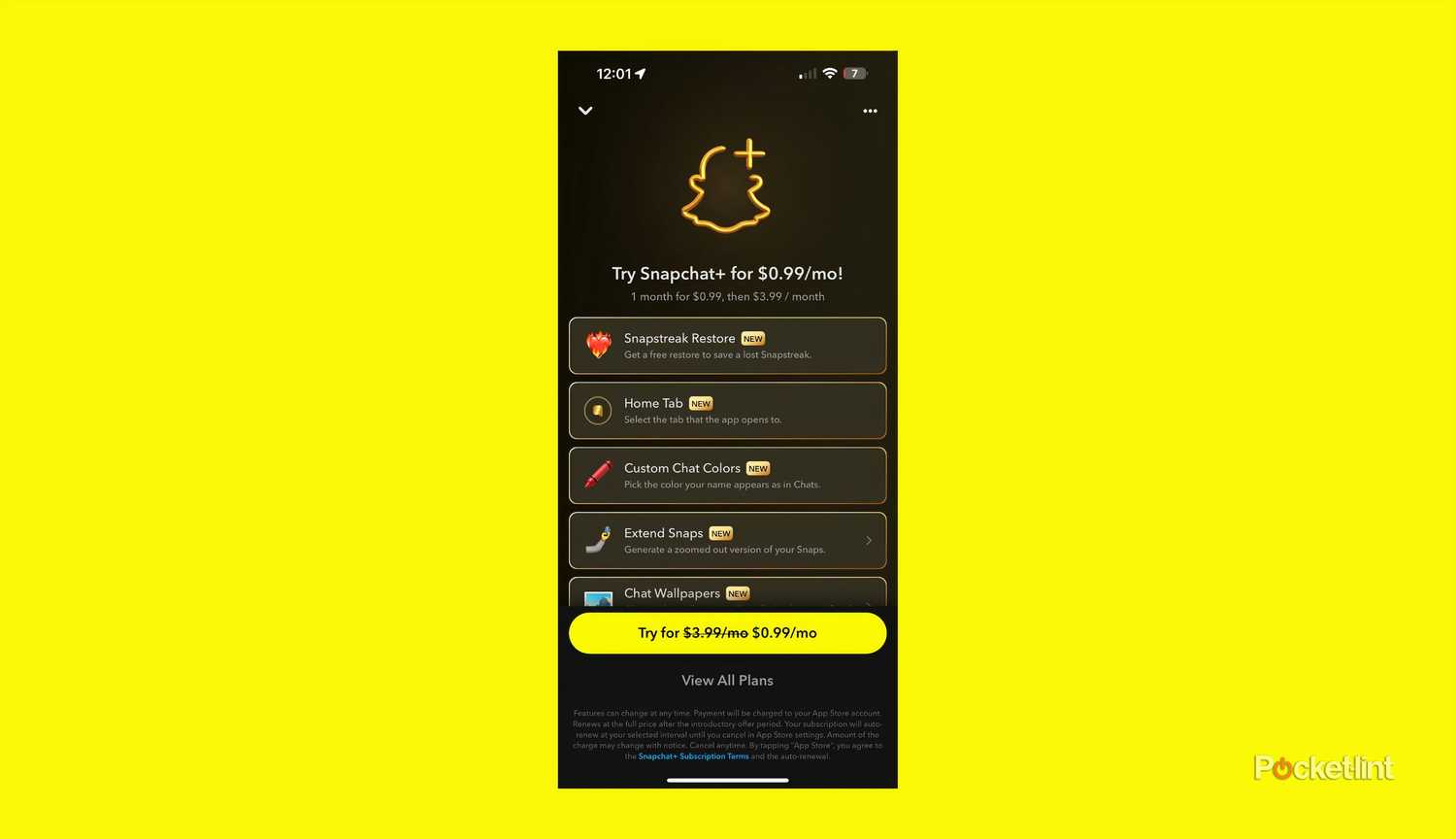 How to subscribe to Snapchat+