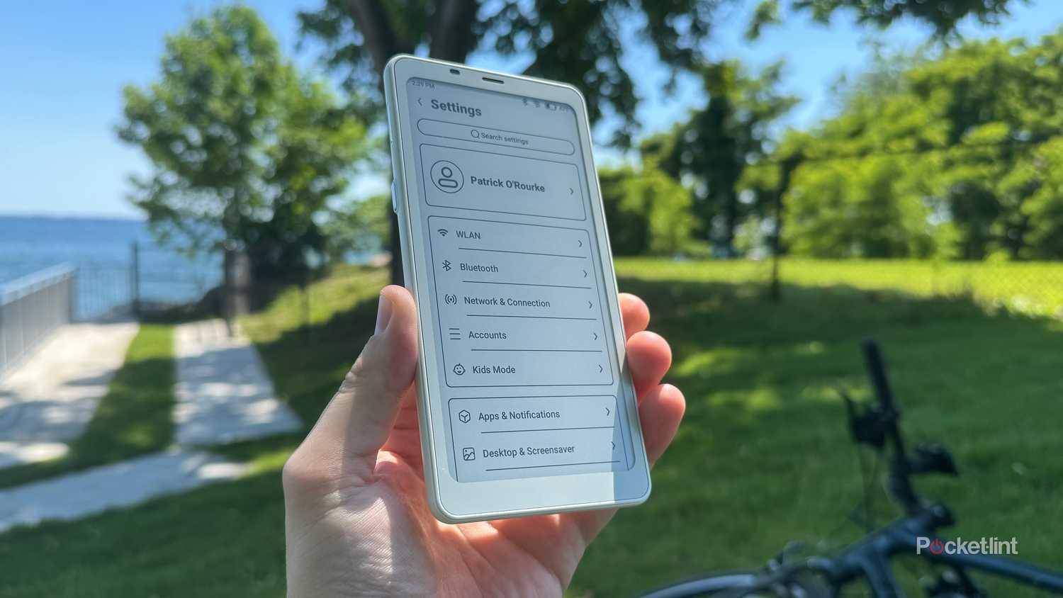 The Palma beside a bike