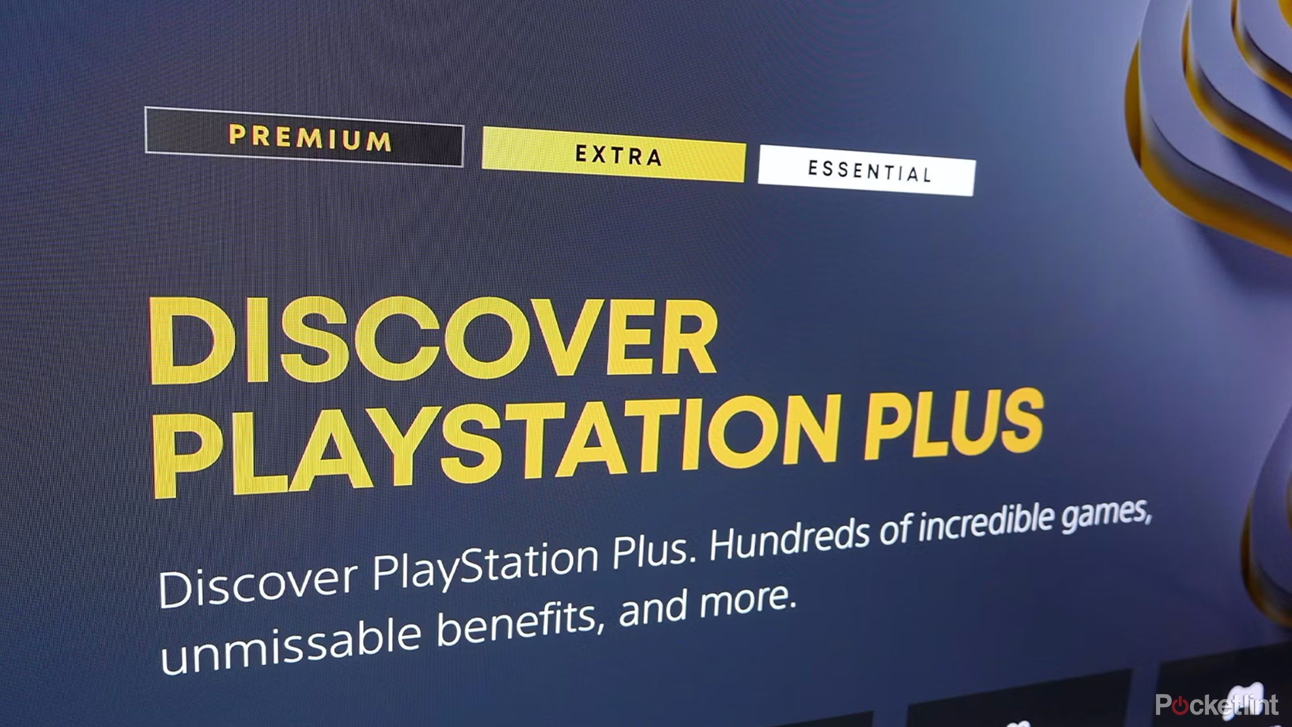 discover PlayStation Plus screen on PS5